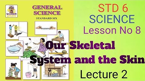 Std-6 science Lesson no-8 Our Skeletal System and the Skin