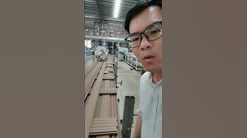 This is where the WPC decking,WPC wall panel come from.#wpc #wpcdecking #wpcboard #wpcwallpanel