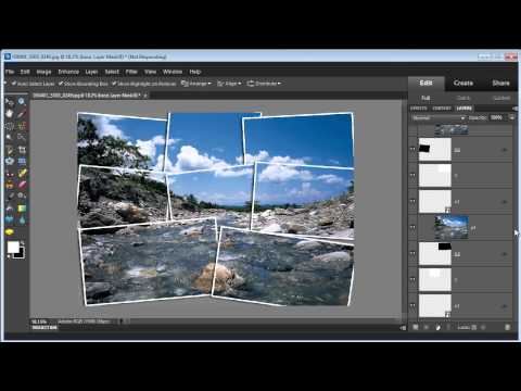 Photoshop Elements : Create a Photo Collage Effect