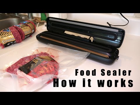 Vacuum food sealer how it works