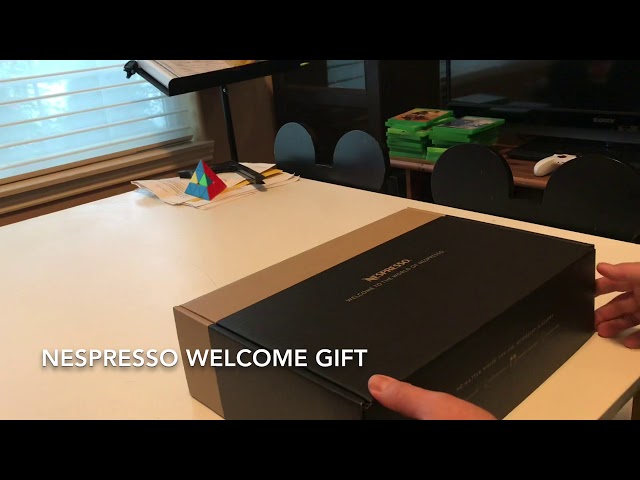 Got the nespresso welcome gift! Very happy with it! : r/nespresso