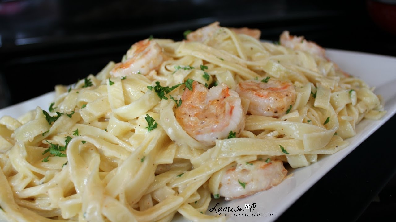 Recette Pasta Ak kribich | Shrimp Alfredo | Episode 26 { Creole }