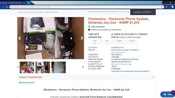 make money using Liquidation.com tutorial amazon returns