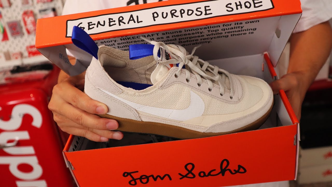 나이키 톰삭스 제너럴 퍼포스 슈 | Tom Sachs General Purpose Shoe - Youtube