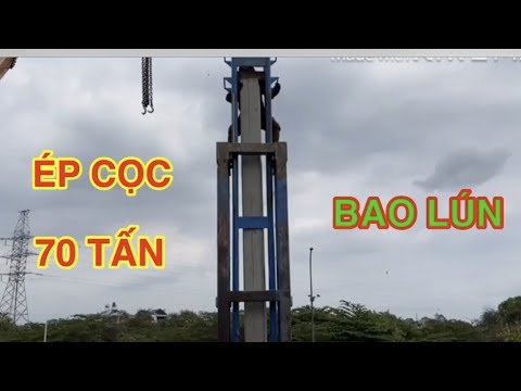 Video Ép cọc bê tông. Quy trình ép cọc Bê tông cốt thép. - youtube