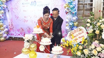 KỶ NIỆM 40 NĂM NGÀY CƯỚI ÔNG BÀ SỰ - LƯƠNG (1980 - 2020)