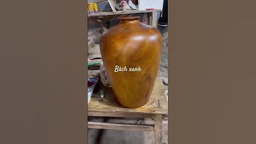 Bình tài Lộc gỗ bách xanh #dogophongthuytienthinh #shorts