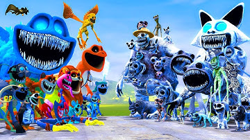 ALL ZOONOMALY MONSTERS VS ALL SMILING CRITTERS POPPY PLAYTIME CHAPTER 3 MONSTERS In Garry