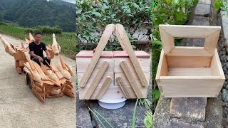 AMAZING CREATIVE IDEAS TO MAKE CFRATS FROM WOOD - WOODWORKING 2024 - WOOD CRAFTS MAKING PART 050