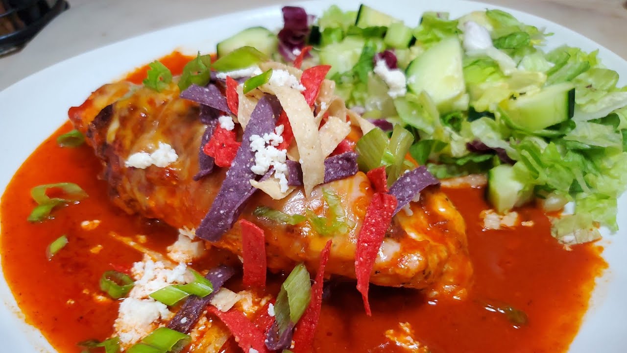 Pechuga de Pollo Enchilada Style YouTube