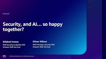 AWS re:Inforce 2024 - Security, and AI... so happy together? (CFS222)