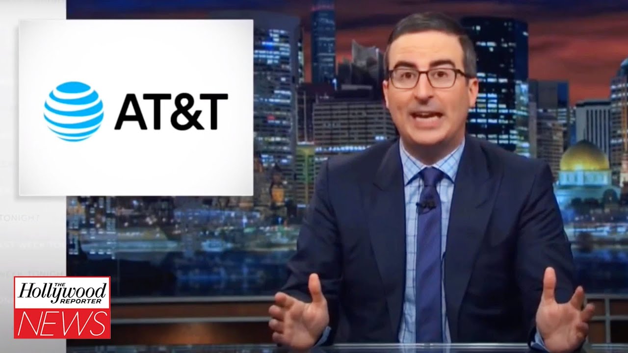 John Oliver Calls AT&T & Discovery “Rich Idiots” Following Merger I THR News