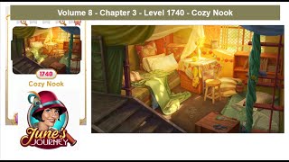 June's Journey - Volume 8 - Chapter 3 - Level 1740 - Cozy Nook (Complete Gameplay, in order)