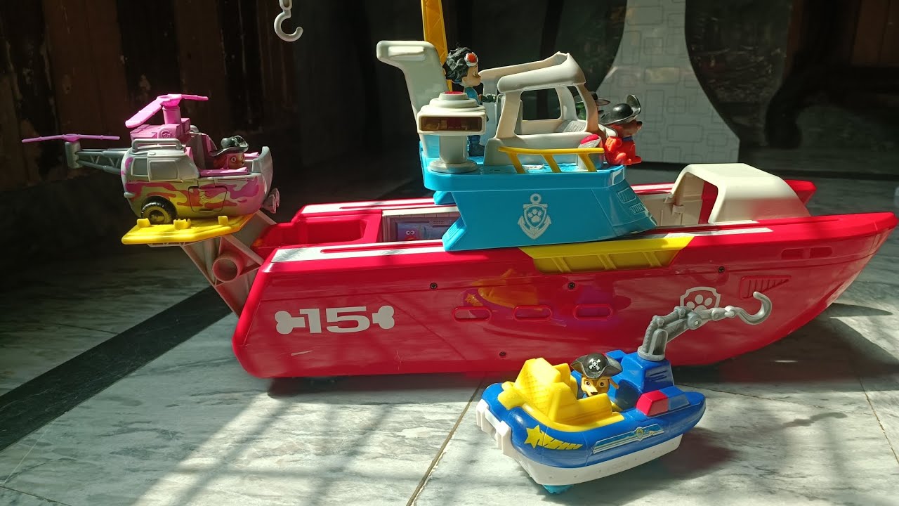 Paw Patrol Sea Patrol, Sea Patroller Transforming Toy Vehicle with Lights & Sounds FUN PLAYING