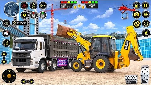 Real JCB Game 3D Construction : Railway Bridge JCB Games 3D