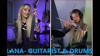 A Super Exclusive Interview & Showcase with Guitarist Drummer Lana Meiler!!