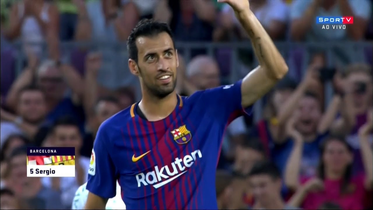 Gol de Sergio Busquets, Barcelona 5 x 0 Chapecoense Joan Gamper 07/08