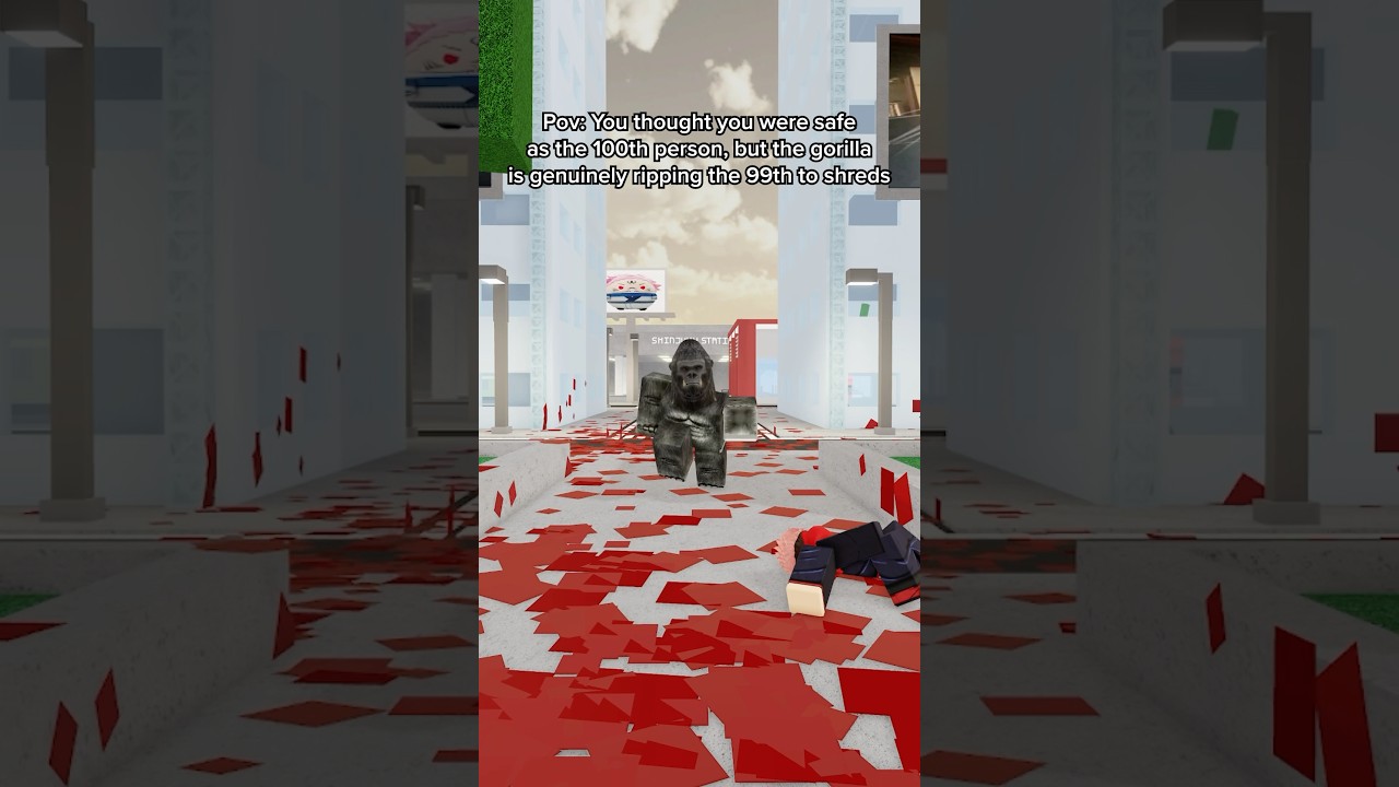 100 Men Vs 1 Gorilla In Jujutsu Shenanigans 