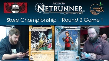 Netrunner - NEH vs. Leela Patel - Giga-bites Cafe Store Championship 2016, Round 2 Game 1