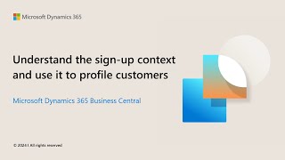 Understanding the sign up context and using it for profiling customers