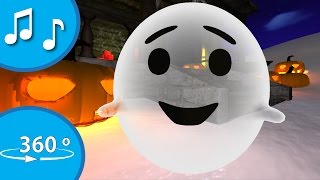 (360 video) Happy halloween song for kids from tinyschool! Trick or treat!