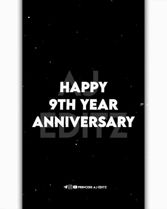 Selamat Ulang Tahun ke-9❤️😍 Status Whatsapp Tamil|Video Layar Hitam #princessajeditz #ulangtahun