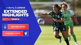 Western United v Canberra United - Extended Highlights | Liberty A-League 2023-24 | Round 18