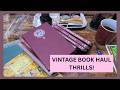 VINTAGE BOOK HAUL : The delights of more books in the post! #bookcollector #vintagebooks