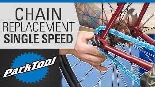 How to Replace a Chain on a Single Speed Bike  Sizing, Installation & Tensioning