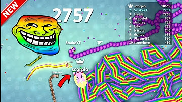 Snake. Io 🐍 Top 1 Biggest Snake Died Like A Noob? Epic Snakeio gameplay