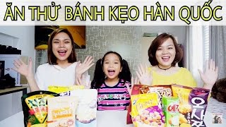 Ăn thử bánh kẹo Hàn Quốc cùng chị em Song Thư- SONG THƯ CHANNEL