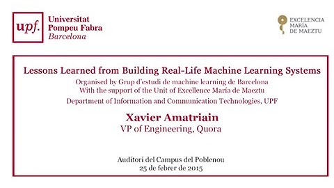 Lessons learned from building real-life Machine Learning Systems