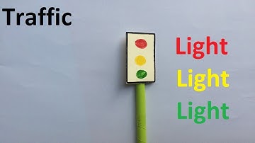 How To Make a Paper Traffic Light | Origami Super and Easy Paper Traffic Light