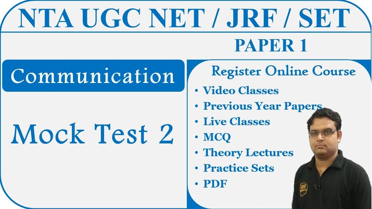 Communication Mock Test - 2 || MCQ || NTA UGC NET Paper 1 