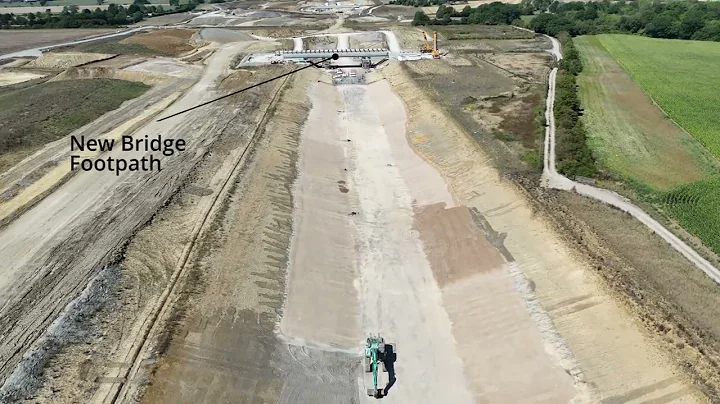 HS2 Construction Progress 2025H2 Brackley (A43) to Greatworth (B4525)