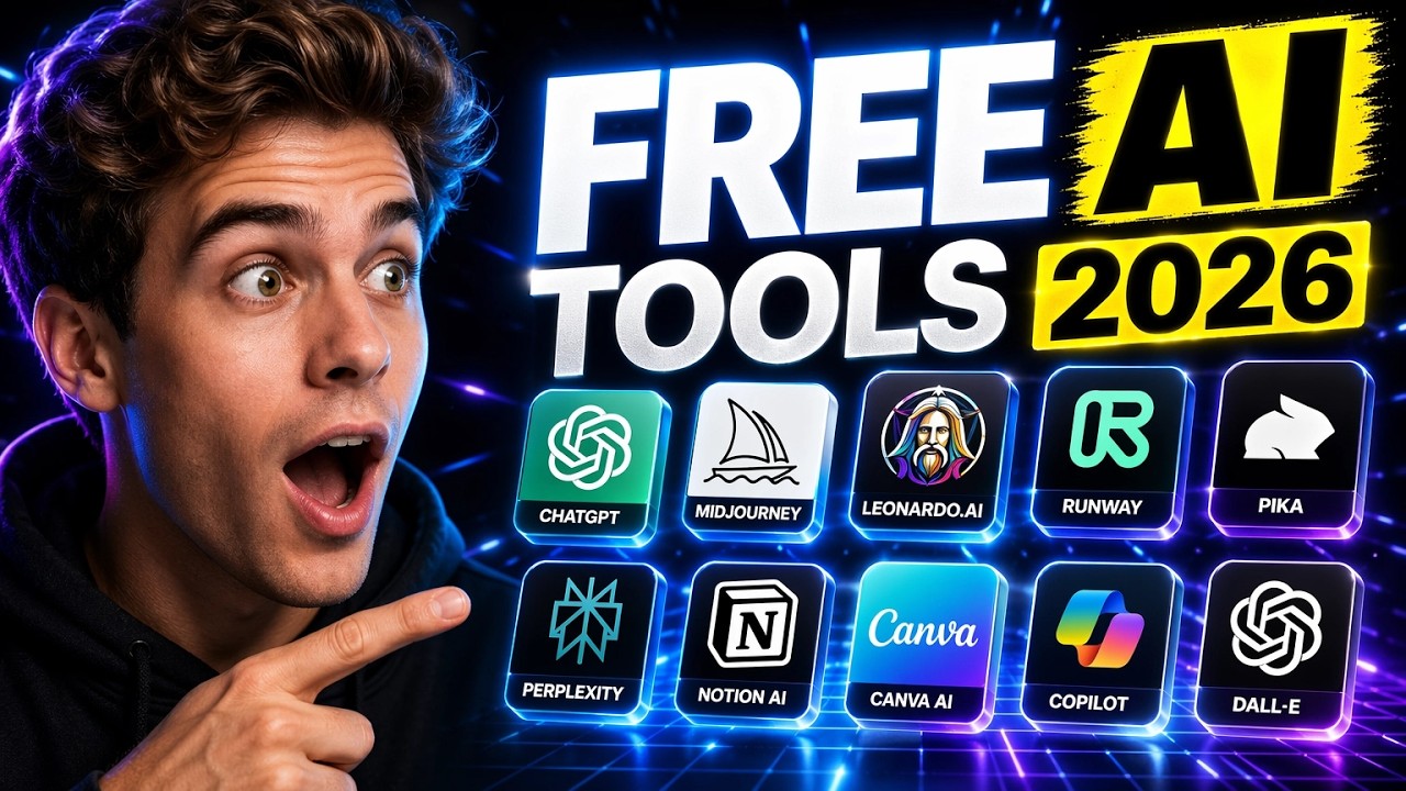 Every Free AI Tool You Actually Need in 2026 - YouTube