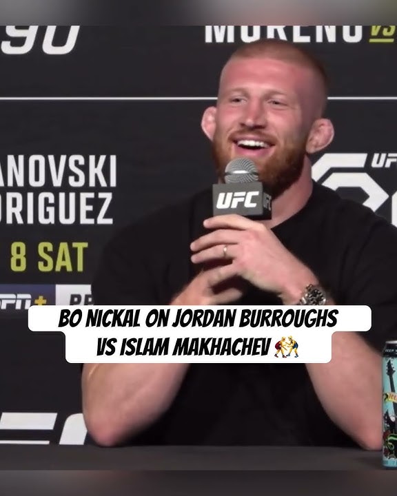 Bo Nickal on Jordan Burroughs vs Islam Makhachev 🤼‍♂️ #mma #bonickal #ufc #ncaawrestling