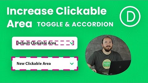 How To Increase The Divi Toggle And Accordion Modules Clickable Area