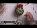 Peaceful Pinning Live #24 | Country Christmas Sunburst - No Sew Fabric Quilted Star Ornament