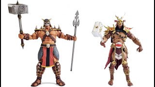 Mortal Kombat Shao Kahn Storm Collectibles VS McFarlane Toys сравнение фигурок по игре