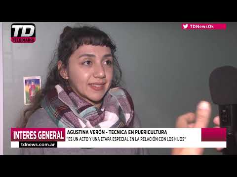AGUSTINA VERON   TECNICA EN PUERICULTURA   INVITAN A JOVENES PAPAS Y MAMAS A COSNTRUIR UNA RED DE LA