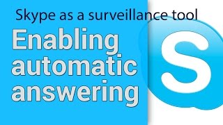 Use Skype as a simple surveillance tool by enabling auto answer screenshot 5