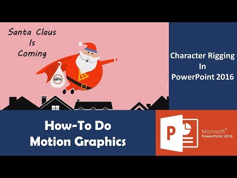 Santa Claus Animation in PowerPoint 2016 Tutorial |  Character Animation