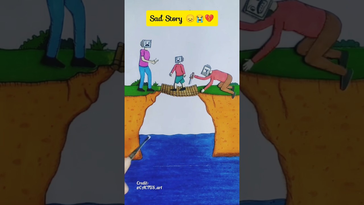 Very Sad Story 😭 credit:@CACTUS_art 