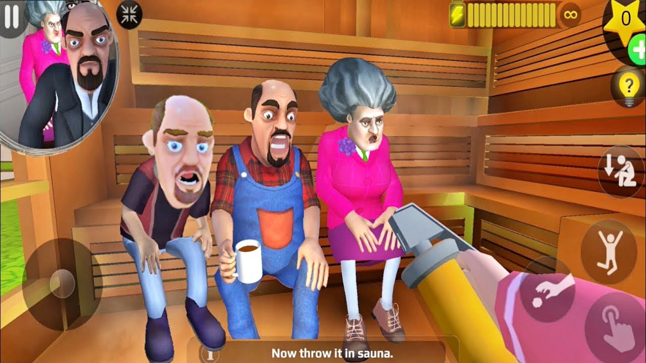 Scary Teacher 3D Mod APK (GROOM OR BUST,SANTA'SLITTLE HELPER,WEIGHT FOR IT) New Prank Funny Game