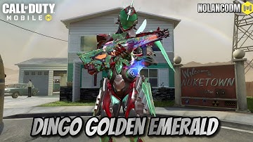 DINGO - SCARLETT ORACLE EN CAMUFLAJE GOLDEN EMERALD 🟢 | CODM | COD MOBILE