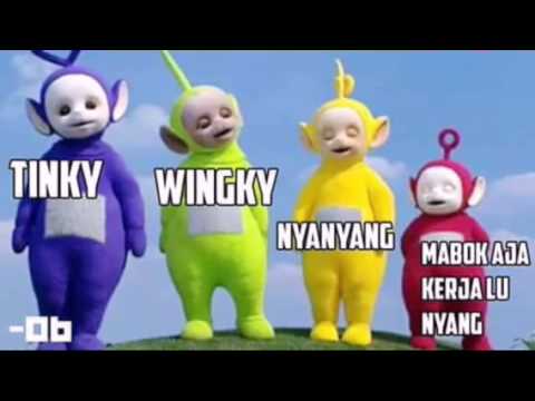 Tren Fenomena Foto Meme Lucu Teletubbies Tinky Winky Dipsy Lala Po