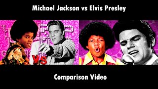 Michael Jackson vs Elvis Presley. Side by Side Comparison