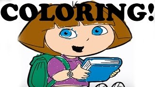 Coloring Book Dora! Dora the Explorer! Coloring! Coloring Game! screenshot 3