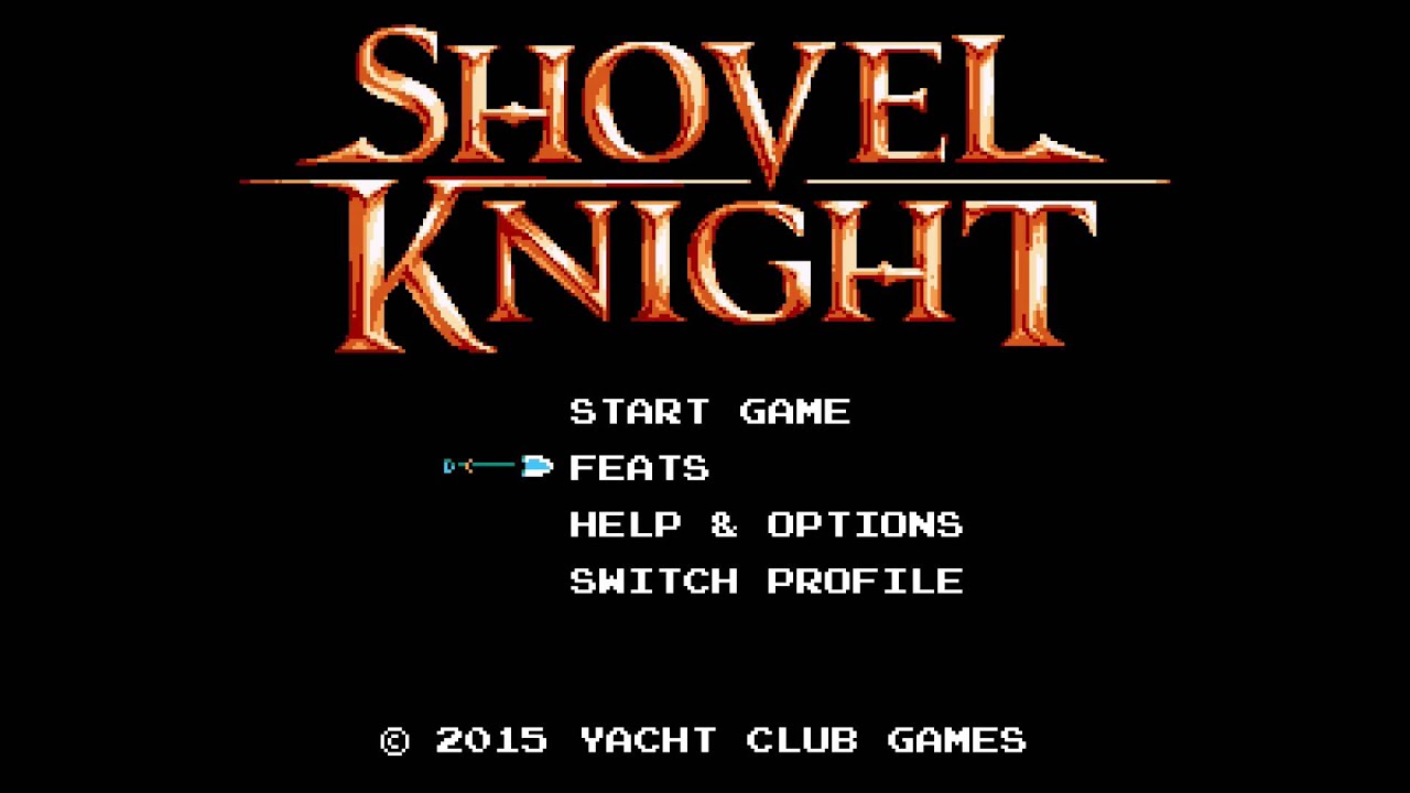 Image result for shovel knight start screen